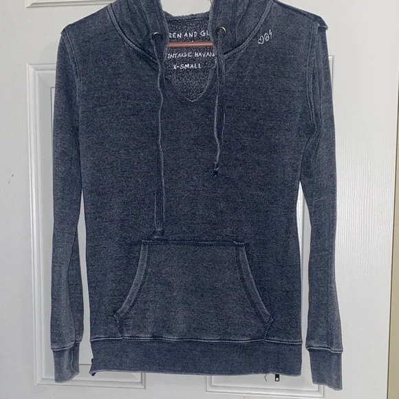 Wren and Glory vintage Havana hoodie, oversized XS. - Picture 1 of 7